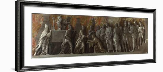 The Introduction of the Cult of Cybele at Rome, C. 1505-Andrea Mantegna-Framed Giclee Print