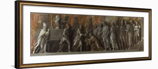 The Introduction of the Cult of Cybele at Rome, C. 1505-Andrea Mantegna-Framed Giclee Print