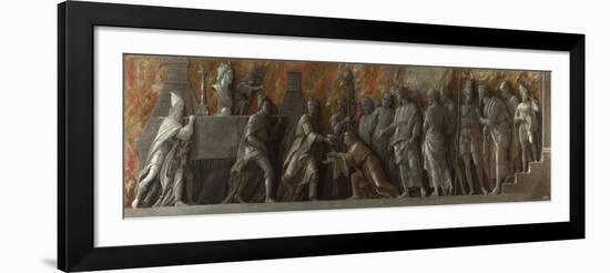 The Introduction of the Cult of Cybele at Rome, C. 1505-Andrea Mantegna-Framed Giclee Print