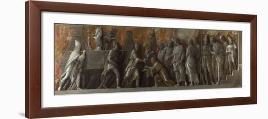 The Introduction of the Cult of Cybele at Rome, C. 1505-Andrea Mantegna-Framed Giclee Print