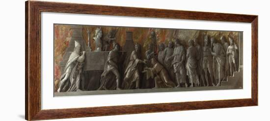 The Introduction of the Cult of Cybele at Rome, C. 1505-Andrea Mantegna-Framed Giclee Print