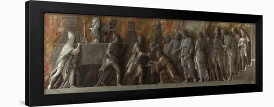 The Introduction of the Cult of Cybele at Rome, C. 1505-Andrea Mantegna-Framed Giclee Print