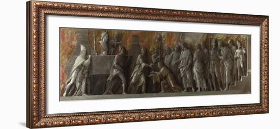 The Introduction of the Cult of Cybele at Rome, C. 1505-Andrea Mantegna-Framed Giclee Print