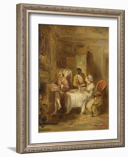 The Invalid's Breakfast-Sir David Wilkie-Framed Giclee Print