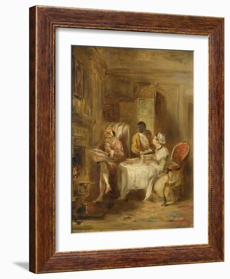 The Invalid's Breakfast-Sir David Wilkie-Framed Giclee Print