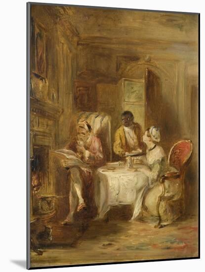 The Invalid's Breakfast-Sir David Wilkie-Mounted Giclee Print