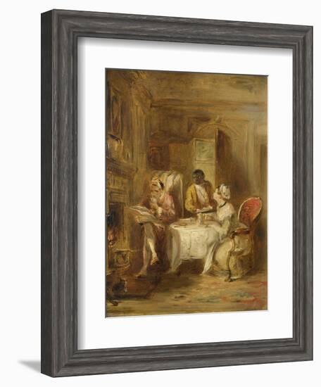 The Invalid's Breakfast-Sir David Wilkie-Framed Giclee Print