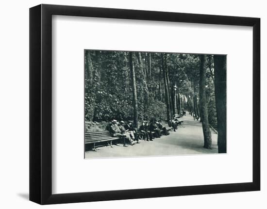 'The Invalid's Walk', c1910-Unknown-Framed Photographic Print