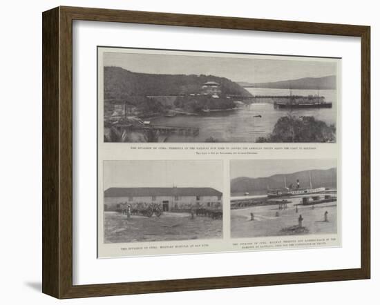 The Invasion of Cuba-null-Framed Giclee Print