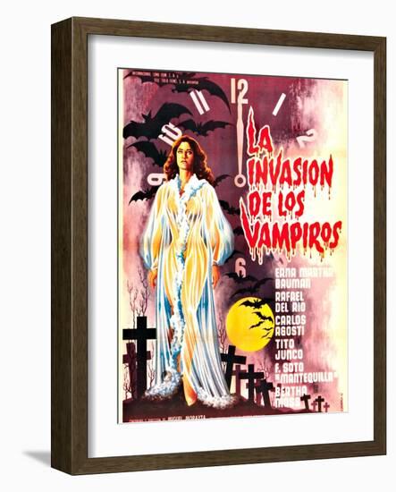 The Invasion of the Vampires, (aka La Invasion De Los Vampiros), 1963-null-Framed Art Print