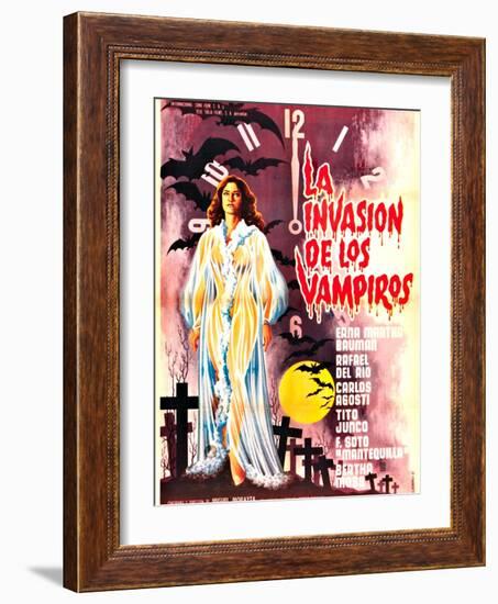 The Invasion of the Vampires, (aka La Invasion De Los Vampiros), 1963-null-Framed Art Print
