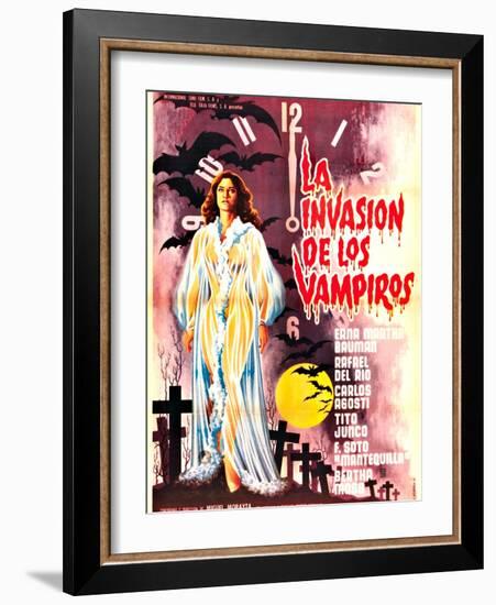 The Invasion of the Vampires, (aka La Invasion De Los Vampiros), 1963-null-Framed Art Print