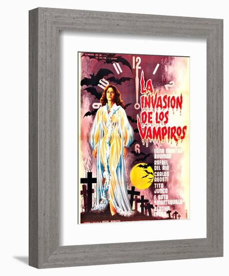 The Invasion of the Vampires, (aka La Invasion De Los Vampiros), 1963-null-Framed Premium Giclee Print