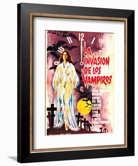 The Invasion of the Vampires, (aka La Invasion De Los Vampiros), 1963-null-Framed Premium Giclee Print