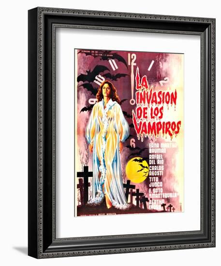 The Invasion of the Vampires, (aka La Invasion De Los Vampiros), 1963-null-Framed Premium Giclee Print