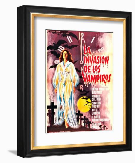 The Invasion of the Vampires, (aka La Invasion De Los Vampiros), 1963-null-Framed Premium Giclee Print