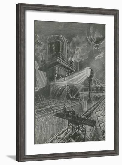The Inventor's Grip on the World-null-Framed Giclee Print