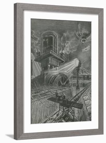 The Inventor's Grip on the World-null-Framed Giclee Print