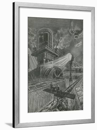 The Inventor's Grip on the World-null-Framed Giclee Print