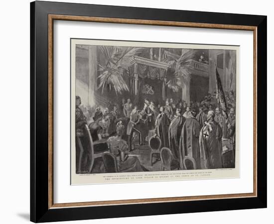 The Investiture of Lord Iveagh as Knight of the Order of St Patrick-Sydney Prior Hall-Framed Giclee Print