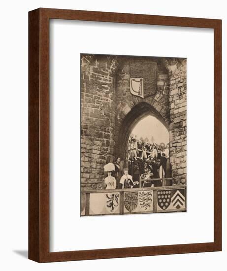 The investiture of the Prince of Wales at Caernarvon Castle, 13 July 1911 (1935)-Unknown-Framed Photographic Print