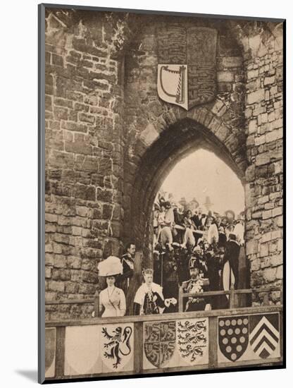 The investiture of the Prince of Wales at Caernarvon Castle, 13 July 1911 (1935)-Unknown-Mounted Photographic Print
