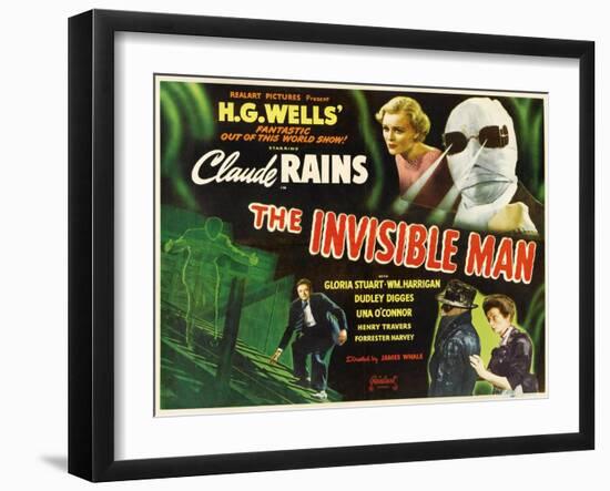 The Invisible Man, 1933, Directed by James Whale-null-Framed Giclee Print