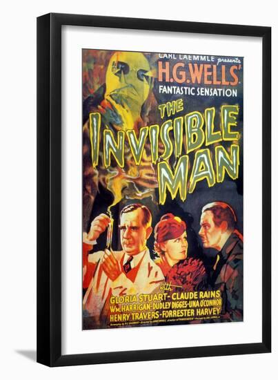 The Invisible Man, 1933, Directed by James Whale-null-Framed Giclee Print