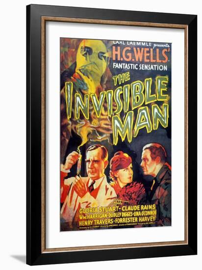 The Invisible Man, 1933, Directed by James Whale-null-Framed Giclee Print