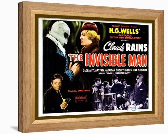 The Invisible Man, 1933-null-Framed Stretched Canvas