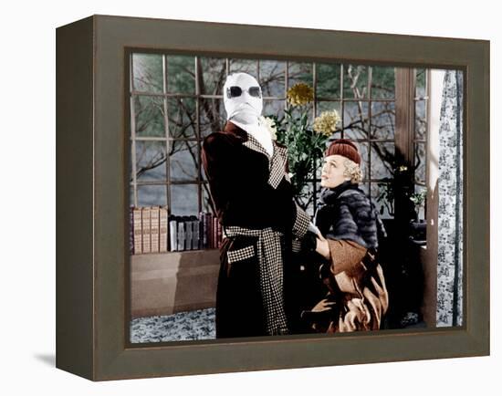 The Invisible Man, Claude Rains, Gloria Stuart, 1933-null-Framed Stretched Canvas