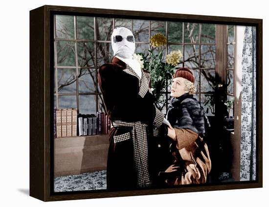 The Invisible Man, Claude Rains, Gloria Stuart, 1933-null-Framed Stretched Canvas