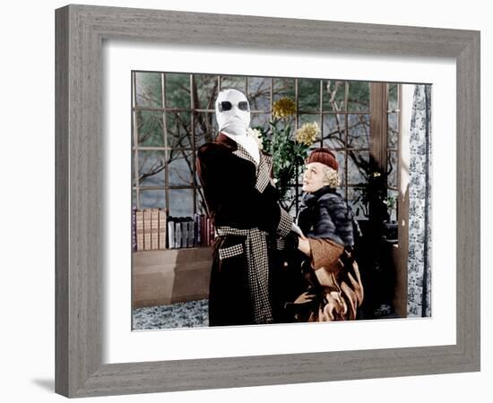 The Invisible Man, Claude Rains, Gloria Stuart, 1933-null-Framed Photo