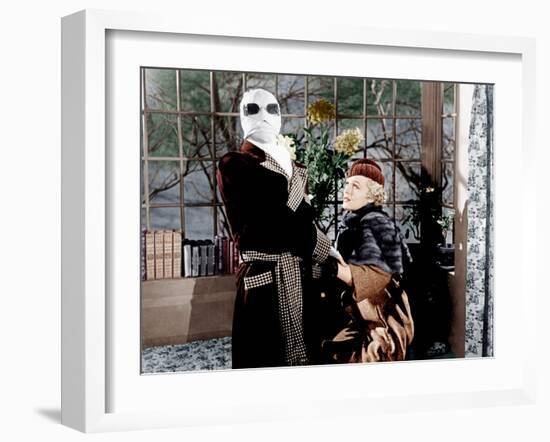 The Invisible Man, Claude Rains, Gloria Stuart, 1933-null-Framed Photo