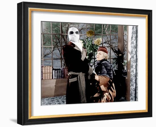 The Invisible Man, Claude Rains, Gloria Stuart, 1933-null-Framed Photo