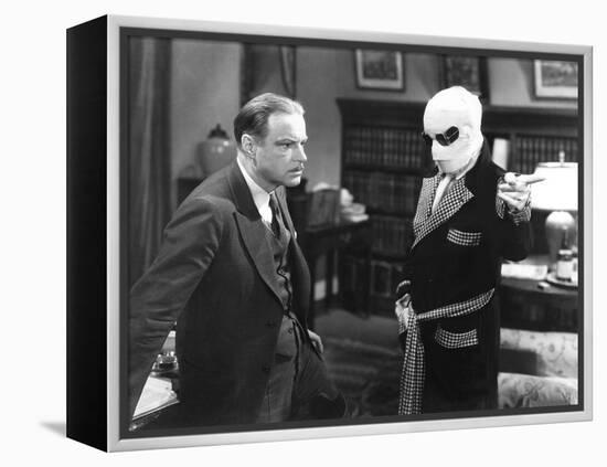 The Invisible Man, William Harrigan, Claude Rains, 1933-null-Framed Stretched Canvas