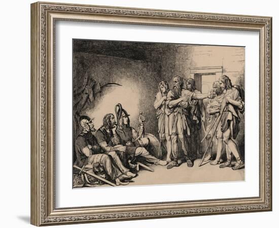 The Invitation of the Varangians, 1839-Fyodor Antonovich Bruni-Framed Giclee Print