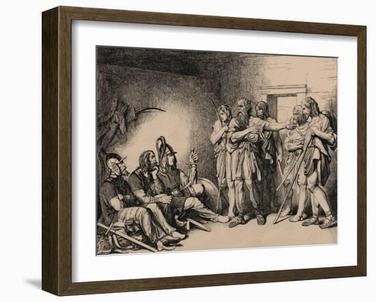 The Invitation of the Varangians, 1839-Fyodor Antonovich Bruni-Framed Giclee Print