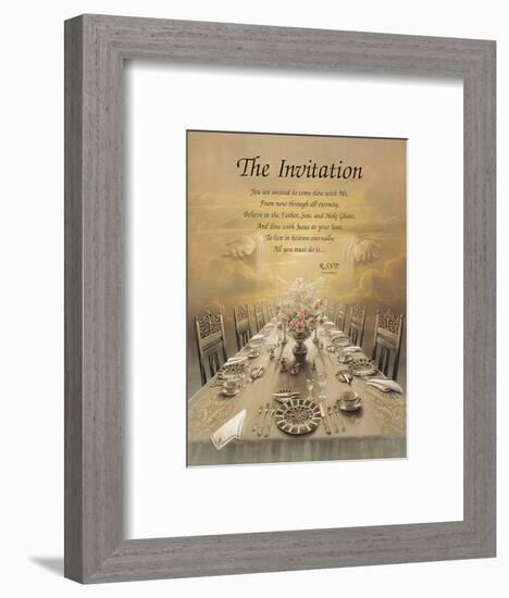 The Invitation-unknown Chiu-Framed Art Print