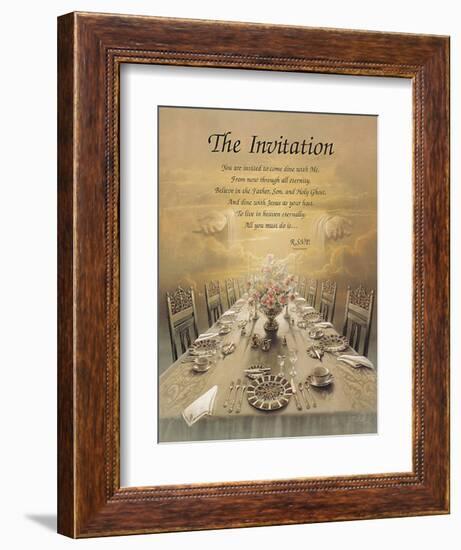 The Invitation-unknown Chiu-Framed Art Print