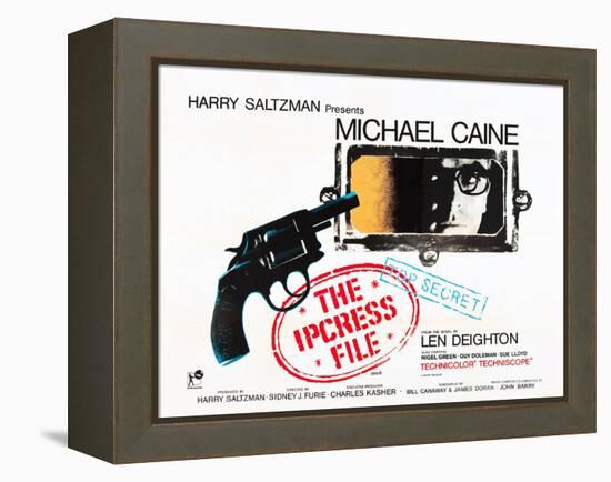 THE IPCRESS FILE, Michael Caine, 1965-null-Framed Stretched Canvas