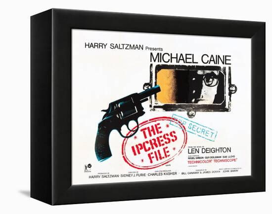 THE IPCRESS FILE, Michael Caine, 1965-null-Framed Stretched Canvas