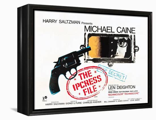 THE IPCRESS FILE, Michael Caine, 1965-null-Framed Stretched Canvas