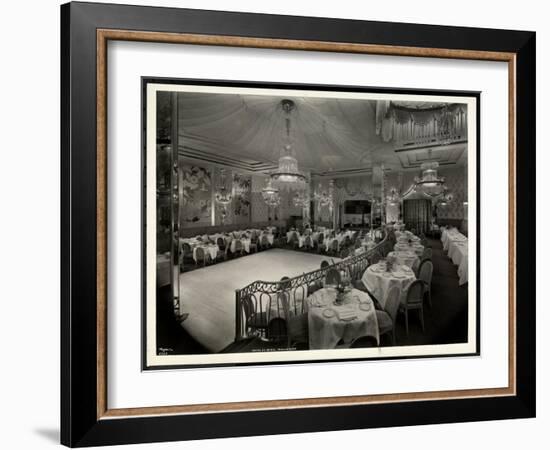 The Iridium Room at the Hotel St. Regis, 1937-Byron Company-Framed Giclee Print