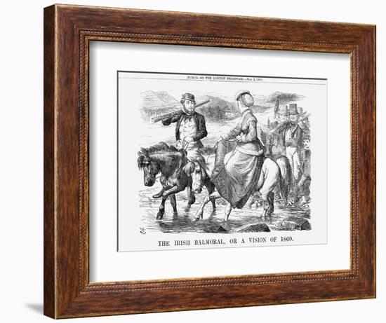 The Irish Balmoral, or a Vision of 1869, 1868-John Tenniel-Framed Giclee Print