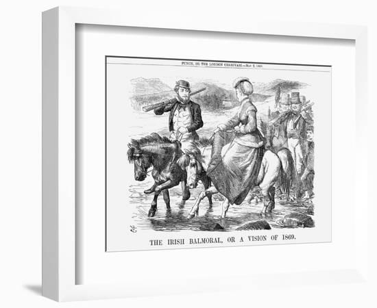 The Irish Balmoral, or a Vision of 1869, 1868-John Tenniel-Framed Giclee Print