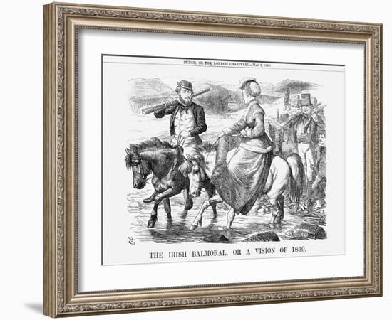 The Irish Balmoral, or a Vision of 1869, 1868-John Tenniel-Framed Giclee Print