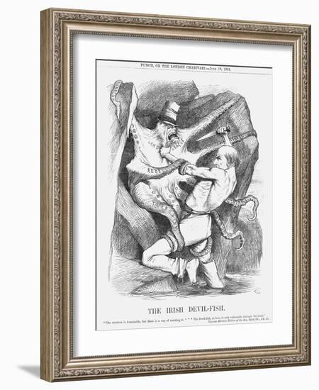 The Irish Devil-Fish, 1881-Joseph Swain-Framed Giclee Print