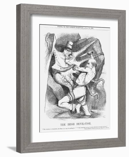 The Irish Devil-Fish, 1881-Joseph Swain-Framed Giclee Print