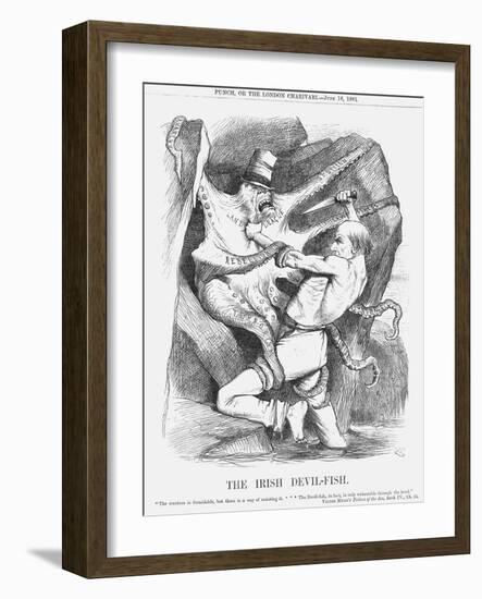 The Irish Devil-Fish, 1881-Joseph Swain-Framed Giclee Print